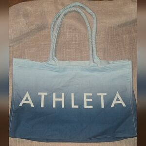 NWOT Athleta Ombre Blue Tote Bag